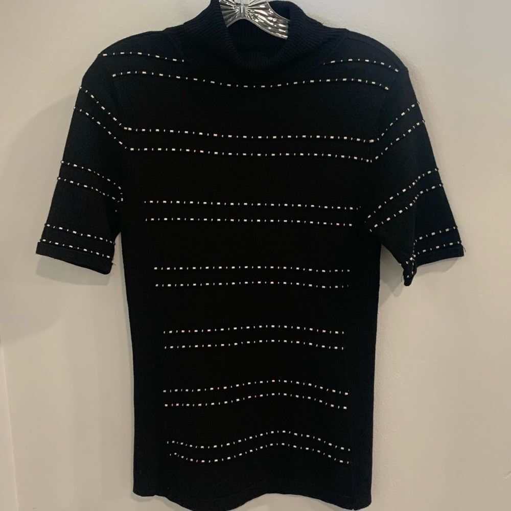 White House Black Market Black Turtleneck Sweater
